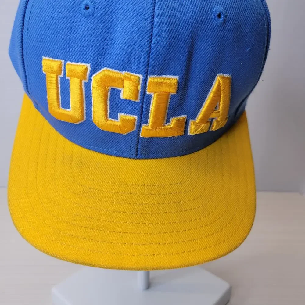 Adidas UCLA Blue Wool Yellow Bill Snap Back Baseball Hat